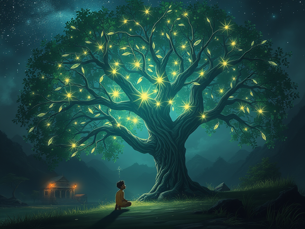 Kashi and the enchanted neem tree.